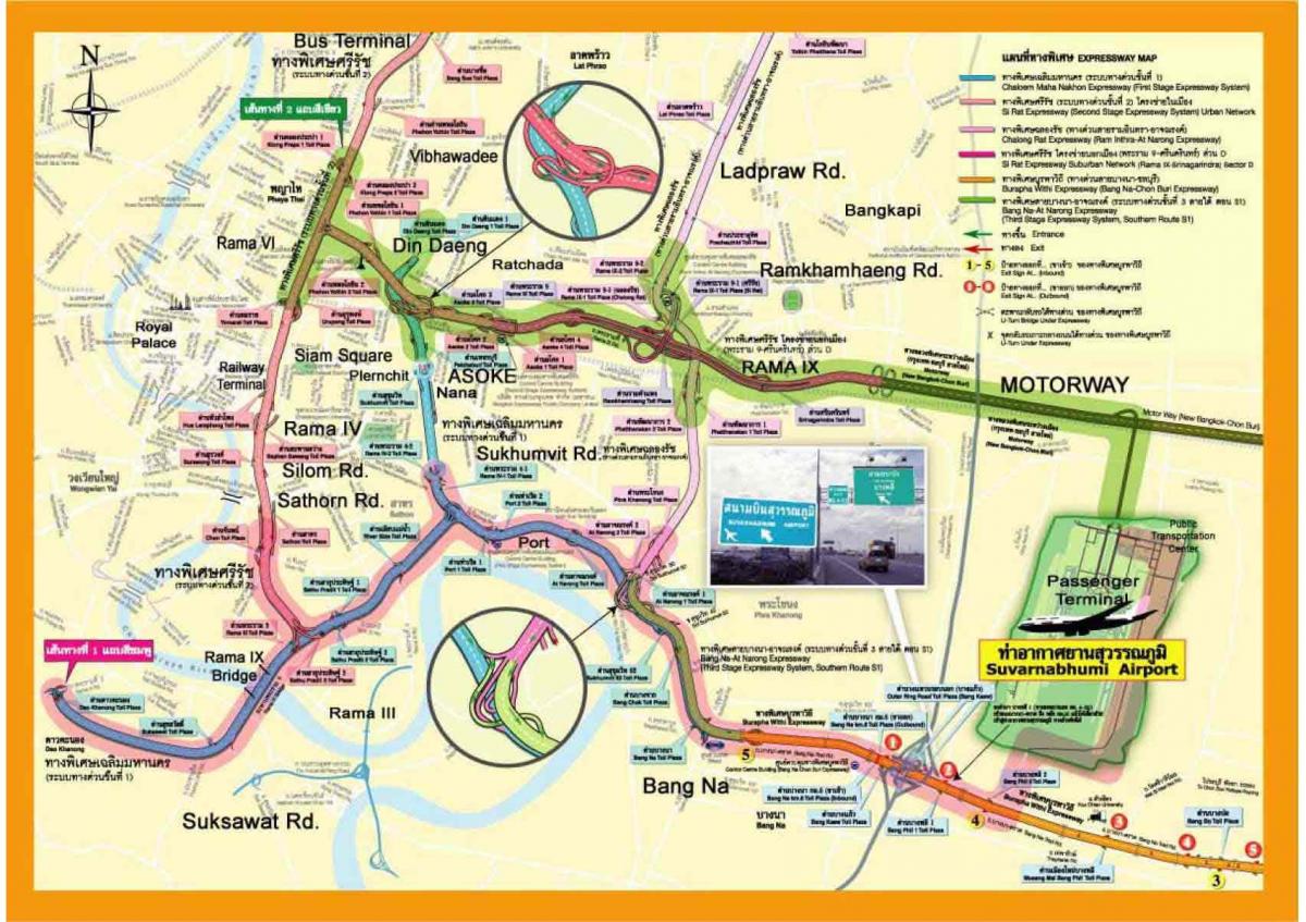 map of bangkok expressway