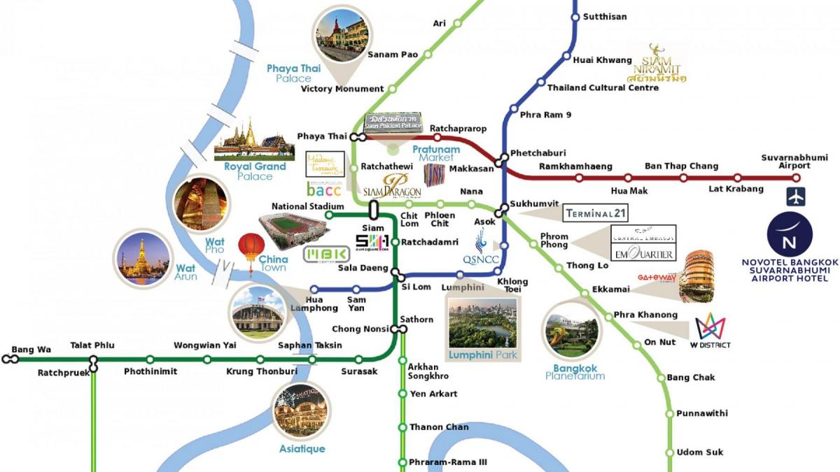 suvarnabhumi airport link map