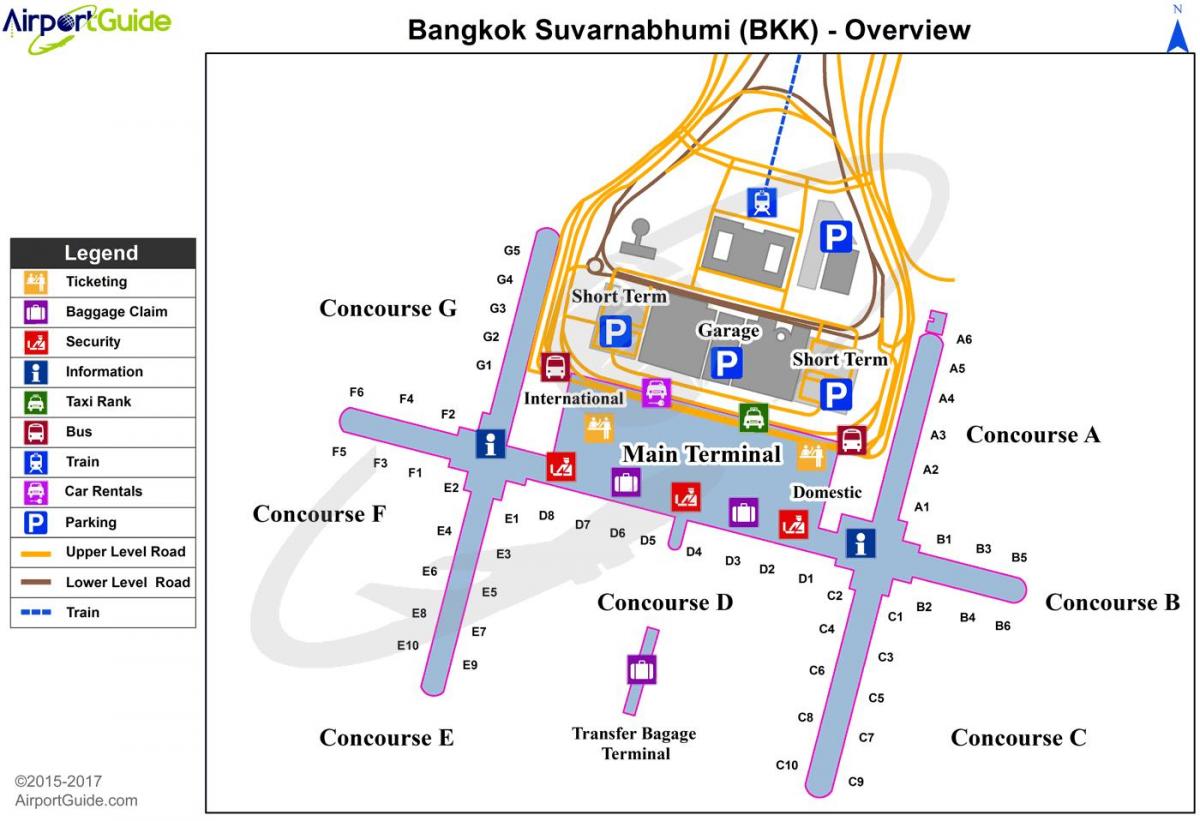 bkk airport map