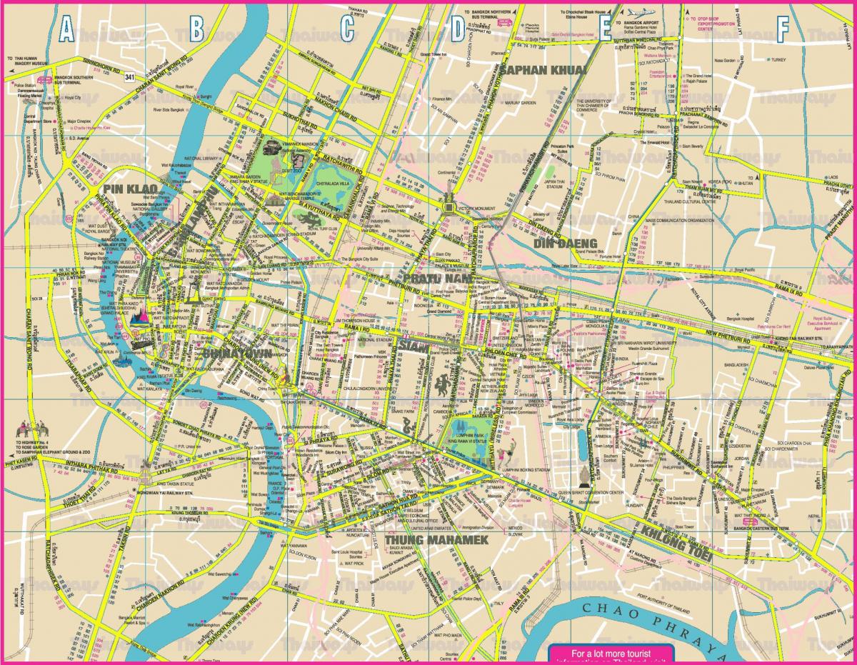 city map bangkok