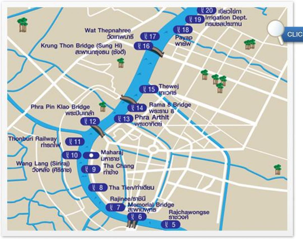 map of bangkok river transport