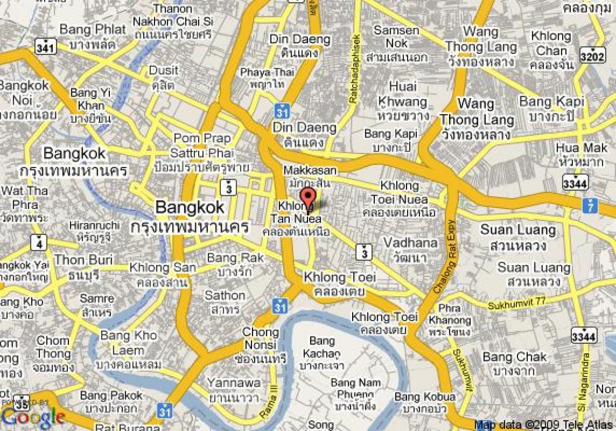 map of sukhumvit area bangkok