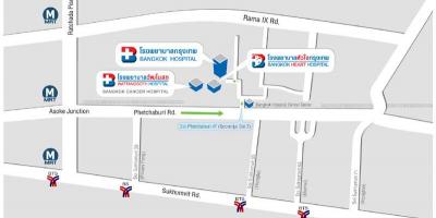 Map of bangkok hospital