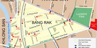 Map of bangkok red light district