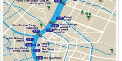 Map of bangkok river transport