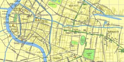 Map of bangkok road