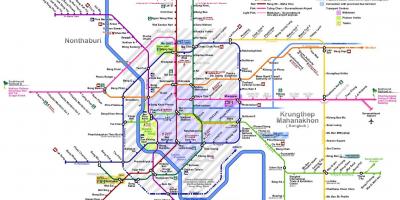 Transit map bangkok