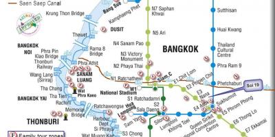 Bangkok public transit map