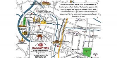 Hua lamphong railway station map