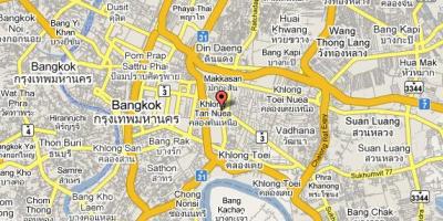 Map of sukhumvit area bangkok