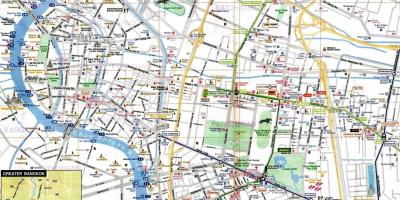 Bangkok tourist map english
